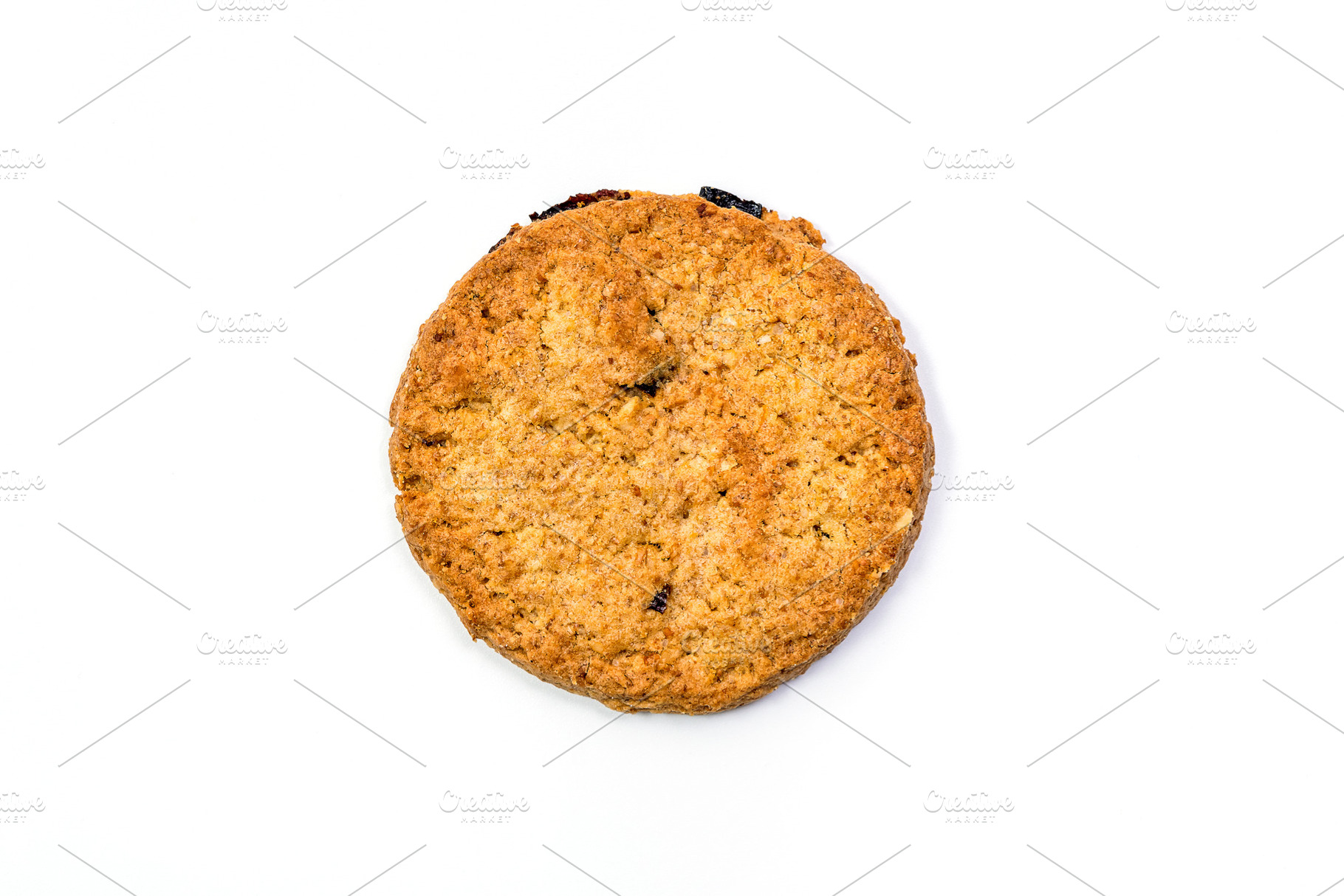 Milk Cookie with Raisin, a Background Photo by wr7 Media