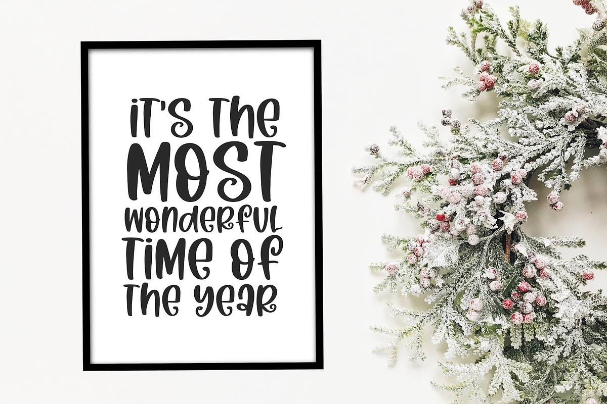 Christmas Font Bundle | 10 Fonts, a Script Font by KA Designs (Photo 33 of 33)