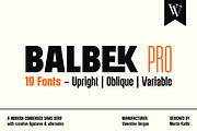 Balbek Pro - Modern Sans Serif, a Sans Serif Font by Valentino Vergan (Thumbnail 1 of 18)