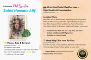 Mixed art photo effect mockup, a Brushes & More by zahidhossainalif (Thumbnail 16 of 16)
