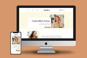 Amber Wix Website Template