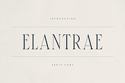 Elantrae – Elegant Modern Serif Font, a Serif Font by Only Fonts (Thumbnail 1 of 11)