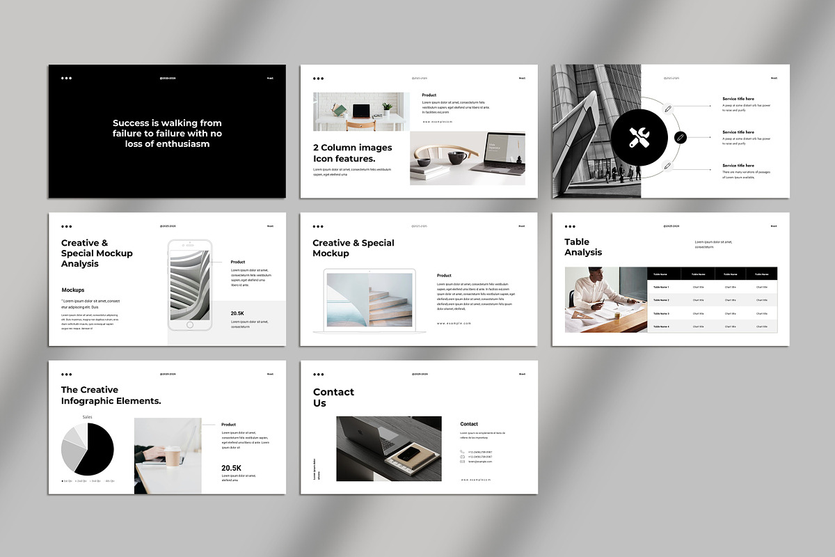 Minimal Presentation Template, a Presentation Template by Studio_Clarity (Photo 5 of 5)