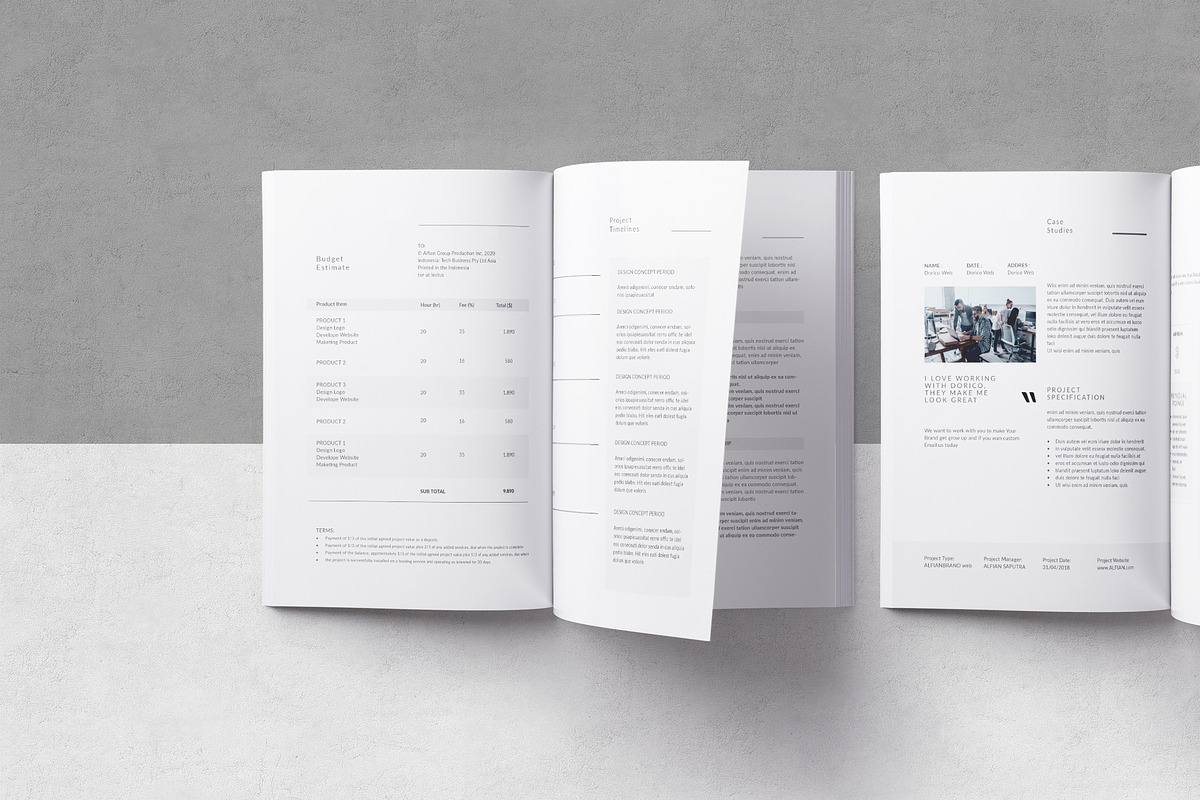 Proposal, a Brochure Template by Proonty (Photo 4 of 6)
