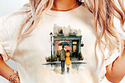 Watercolor Amsterdam City Life PNG, an Illustration by DreamCafeArt (Thumbnail 5 of 6)
