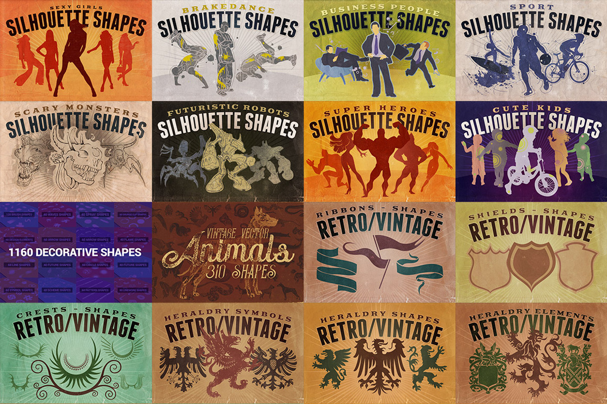 SALE Fonts & Graphics MegaBundle preview 3
