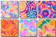 Colorful Tie Dye Seamless Patterns, a Pattern Graphic by designcity5 (Thumbnail 2 of 5)