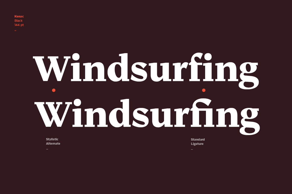 Kenac, a Serif Font by Latinotype (Photo 10 of 15)