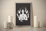 Moon Goddess Hecate, an Illustration by Croisy (Thumbnail 2 of 8)