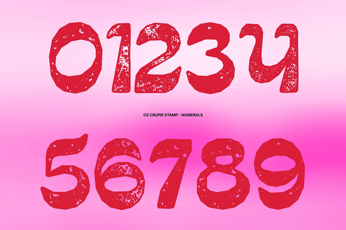 CS Crupie Stamp, a Sans Serif Font by Craft Supply Co. (Photo 5 of 8)
