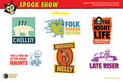 Spook Show Poster Font & Art Bundle, a Font by Paper Moon Graphic Supply (Thumbnail 10 of 15)