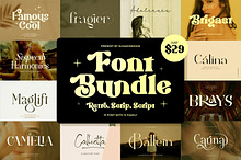 Popular Font Bundle Best Selling
