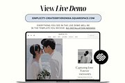Photographer Squarespace Template, a Squarespace Template by Eden Origin Studio (Thumbnail 2 of 11)