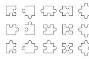 Puzzle icon, an Outline Icon by Volyk (Thumbnail 4 of 6)