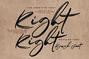 Right Brush & SVG Font, a Script Font by Cruzine (Thumbnail 7 of 18)