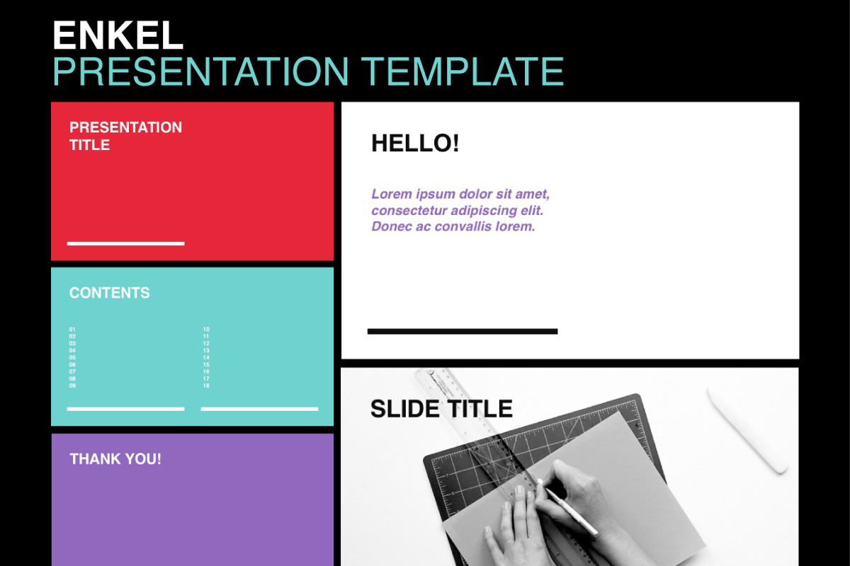 ENKEL Presentation Template, a Presentation Template by BooTique (Photo 2 of 6)