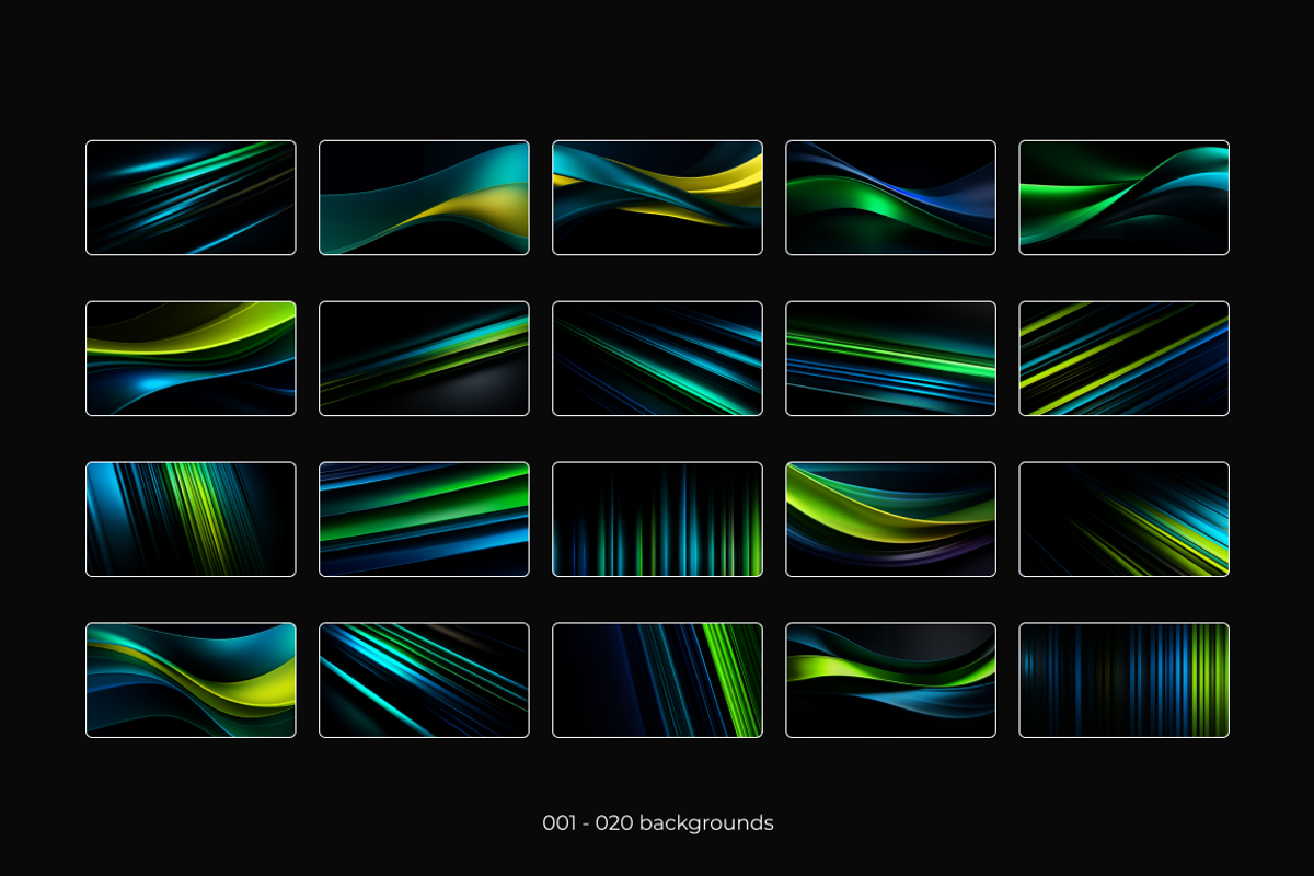 Green Vigor  Background Set, a Wallpaper Graphic by Digital Blood (Photo 4 of 15)