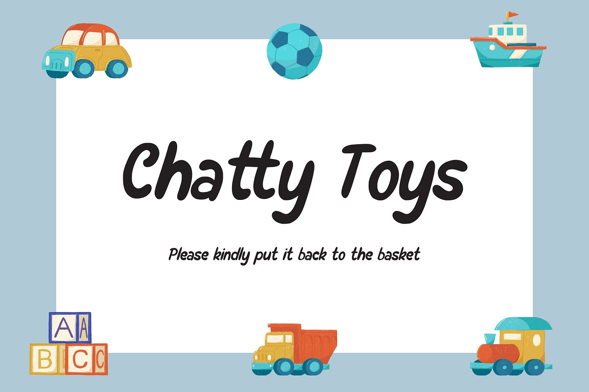 Happy Handprints - Kids Display Font, a Script Font by AQR Studio (Photo 3 of 8)