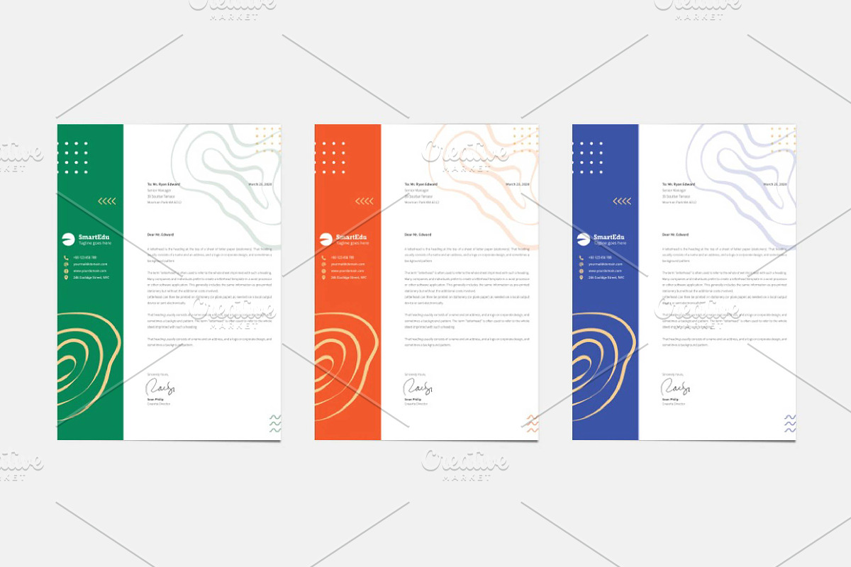 Letterhead Templates, a Design Template by fashionaddict (Photo 3 of 4)