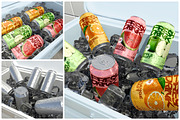 Metal Can Mockup Pack, a Packaging Mockup by Unerispace (Thumbnail 1 of 4)