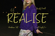CS Realise – Handwritten Font, a Handwritten Font by Craft Supply Co. (Thumbnail 1 of 8)
