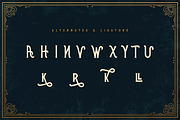 Walker Knight - Vintage Display, a Serif Font by Almarkhatype (Thumbnail 9 of 9)