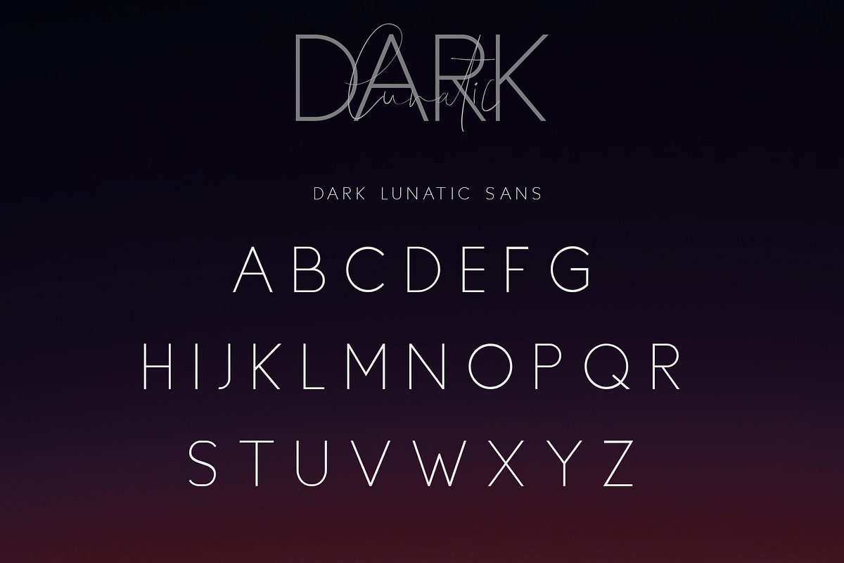 Dark Lunatic Duo, a Script Font by Chocotype Std (Photo 10 of 12)