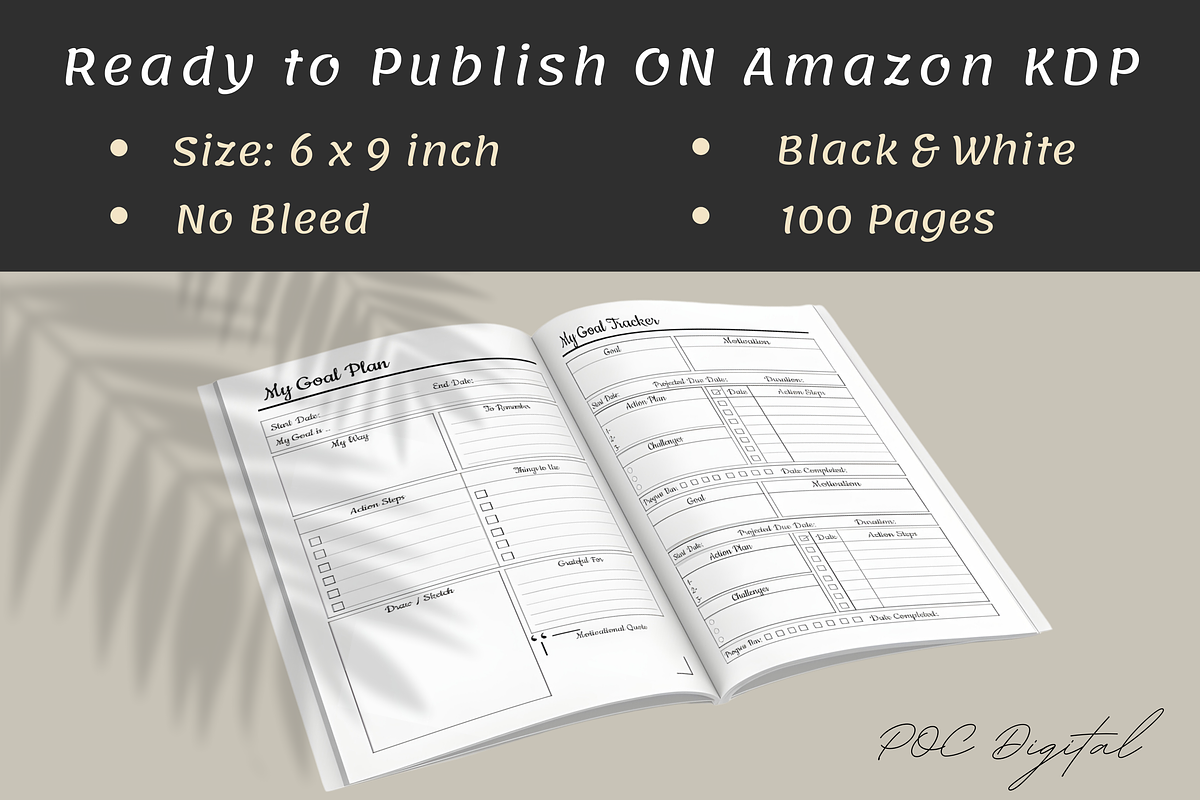 My Goal Setting Planner Template, a Print Template by POC Digital (Photo 3 of 4)