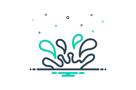 Squirting spurt mix icon, an Icon by Creative priyanka