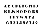 Cafe Deco, a Sans Serif Font by Loudoun Design Co. (Thumbnail 2 of 6)