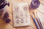 Set of Paris sketches, an Illustration by Everilda (Thumbnail 4 of 5)