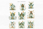 Fairy Garden Clipart, 134 PNG, a Decorative Illustration by EllyandLima (Thumbnail 5 of 10)