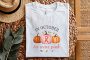 In October We Wear Pink PNG, Breast, an Illustration by SharpMarketplace (Thumbnail 5 of 9)