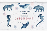 WHOLE SHOP. Watercolor bundle vol 1, an Animal Illustration by anastasiia.art (Thumbnail 37 of 47)