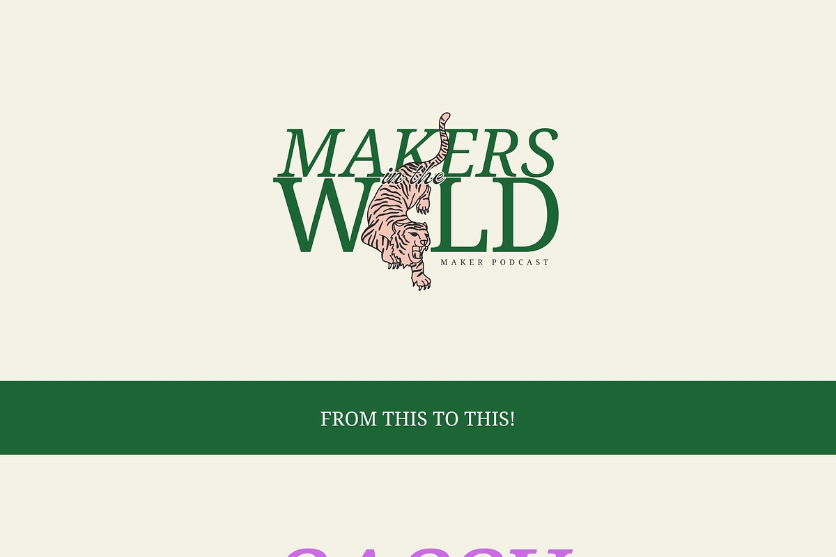 Makers in the Wild DIY Brand Kit, a Branding & Logo Template by Hello Holly Studio (Photo 8 of 10)