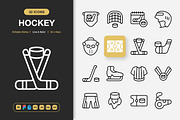 Hockey Icons, an Icon by Spacepixel Creative (Thumbnail 1 of 3)