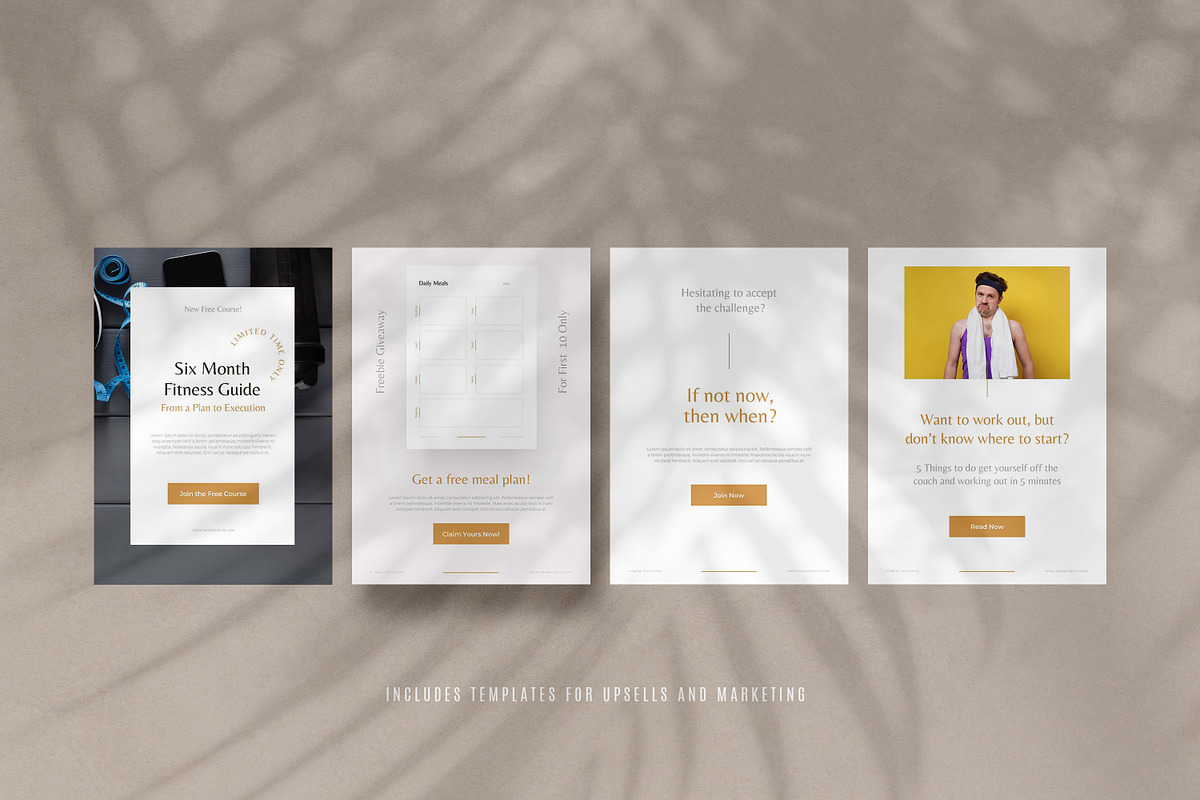 Fitness Challenge Lead Magnets CANVA, a Templates & Theme by AndrewPixel (Photo 10 of 10)