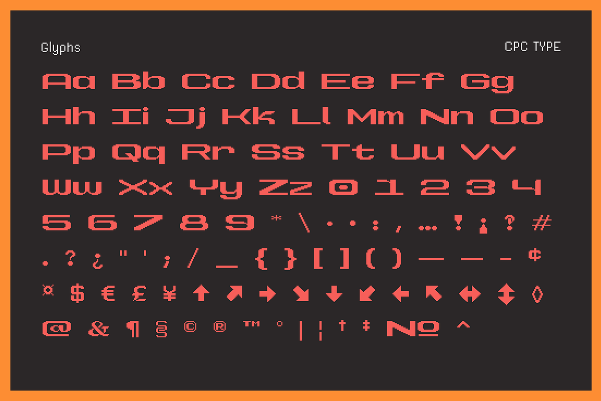 Waves Chunky CPC, a Font by Christopher P. Cacho (Photo 2 of 4)