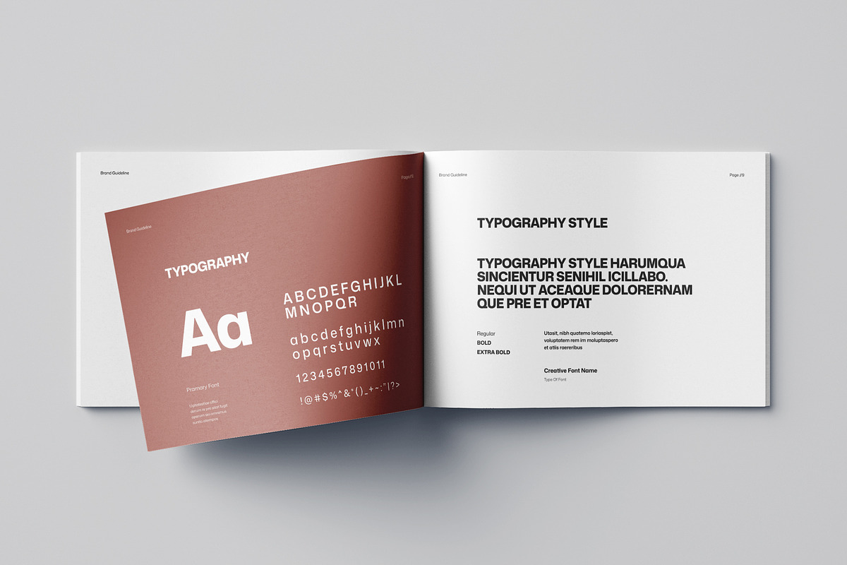 Brand Guidelines Layout | Canva preview 5