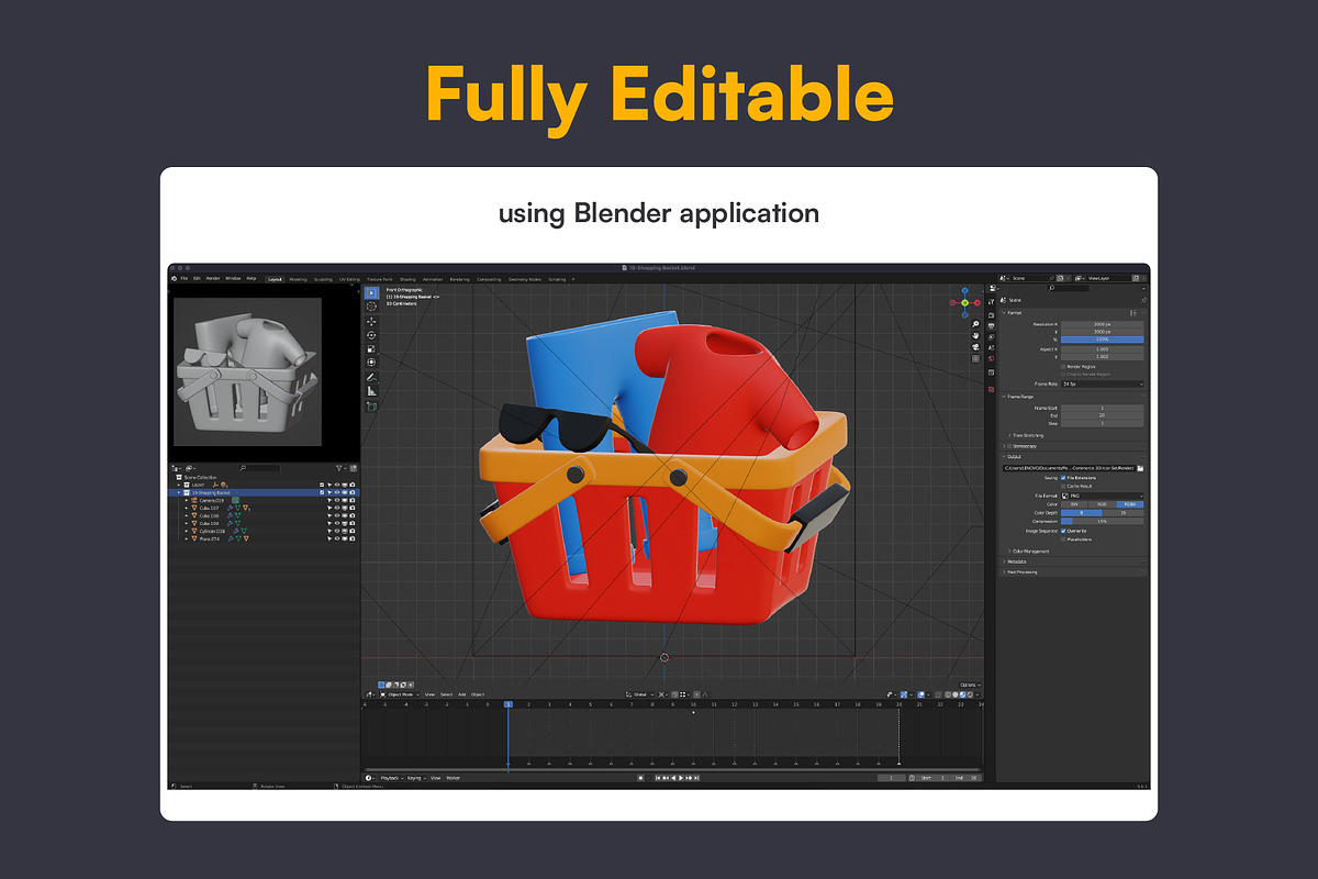 20 E-Commerce 3D Icon Set, an Object 3D Model by Bilicube Studio (Photo 3 of 6)