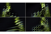 Set of Green Glass Backgrounds, a Background Graphic by BazziBa♥ (Thumbnail 5 of 5)