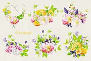 Watercolor Flowers, an Illustration by TheSeventhDesire (Thumbnail 3 of 6)