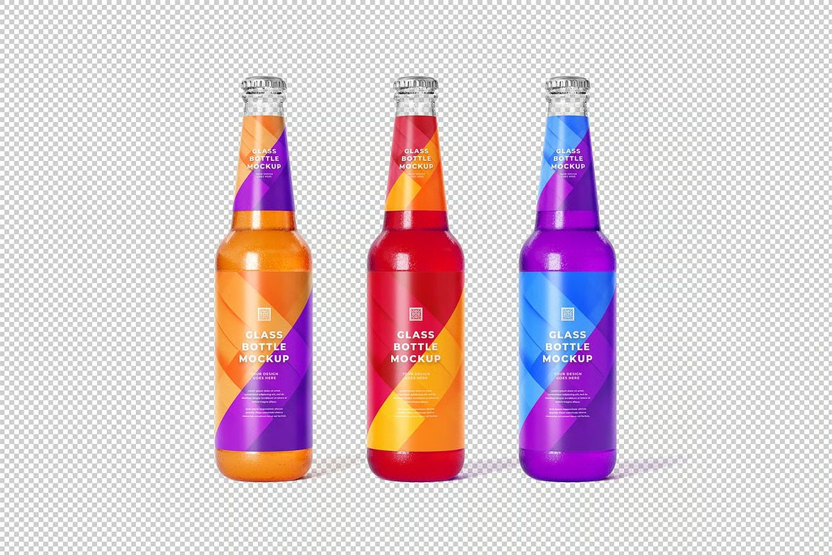 Glass Bottle Mockup, a Product Mockup by zpackcreative (Photo 2 of 4)
