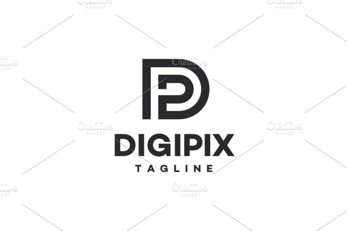 DigiPix - Letter D P DP PD Logo, a Branding & Logo Template by yopie (Photo 4 of 4)