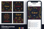 Foodporn or Fastfood banners, a Social Media Template by Leo Edition (Thumbnail 1 of 4)