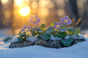 Bouquet of spring flowers in the forest, a Nature Photo by AlyaAnd