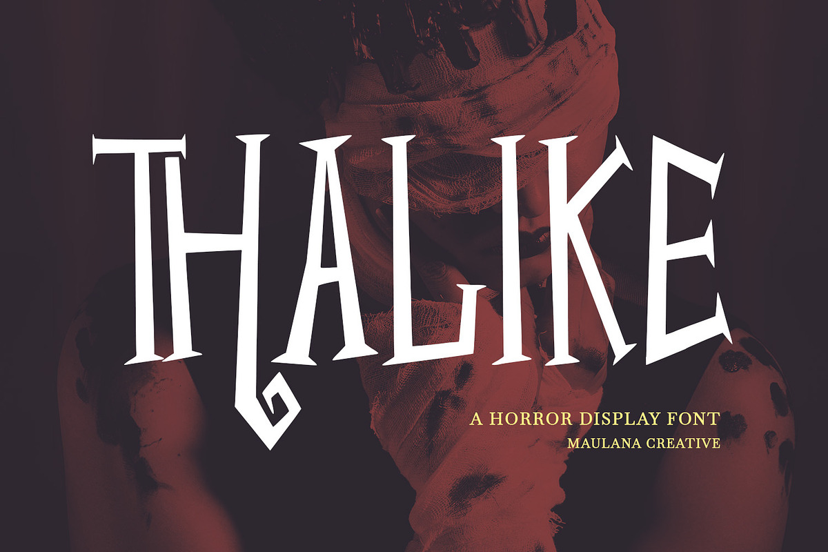 Thalike Display Font, a Serif Font by Maulana Creative (Photo 1 of 7)