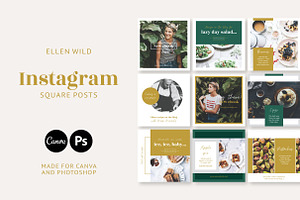 Instagram Posts CANVA, PS / Ellen