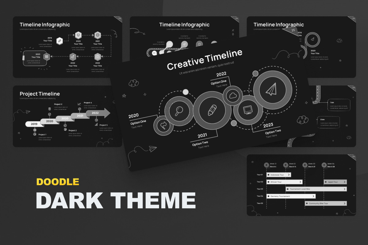 Project Timeline Infographic, a Presentation Template by Brandearth RRGraph (Photo 8 of 15)