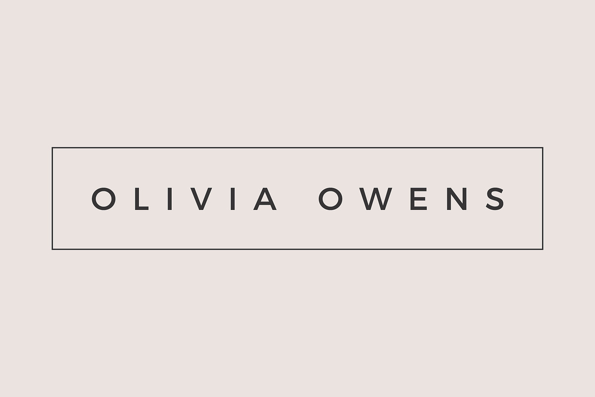 Olivia Premade Logo, a Branding & Logo Template by studiolmh (Photo 2 of 6)